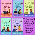 5 colorful book covers show couples with cats. They are in the Furrever Friends Sweet Romance series by Kris Bock. Text says: “A feel-good story that left me with a smile.” 
“Just the sweetest book.”
