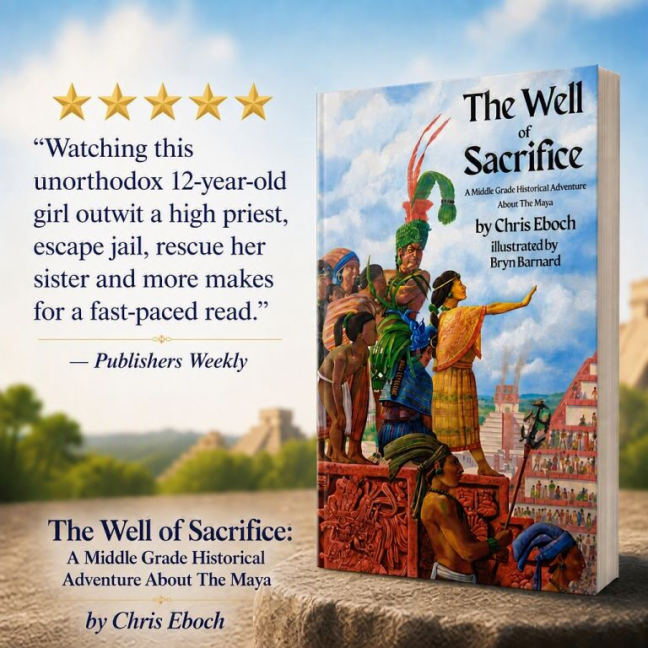 “Watching this unorthodox 12-year-old girl outwit a high priest, escape jail, rescue her sister and more makes for a fast-paced read. An author’s note describes the historical context for the tale.” – Publishers Weekly